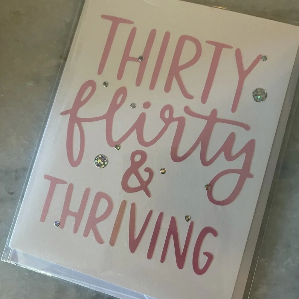 Handmade 5x7 birthday card 30